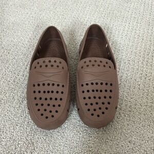 Boys size 2 Floafers, brown